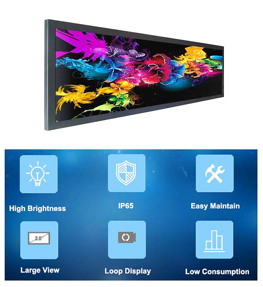 Wifi 4G Wireless Outdoor Led Display Screen For Bus P2.5 P3 P6