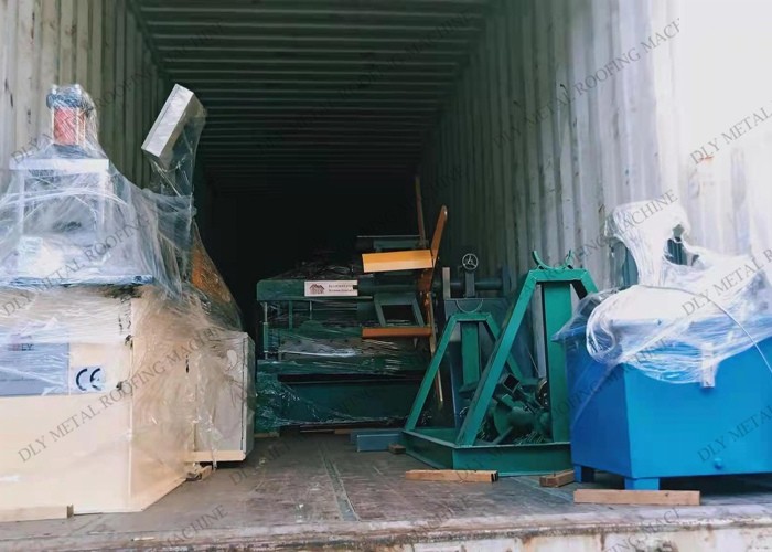 380V Corrugated Iron Roofing Sheet Making Machine Trapezoidal PLC