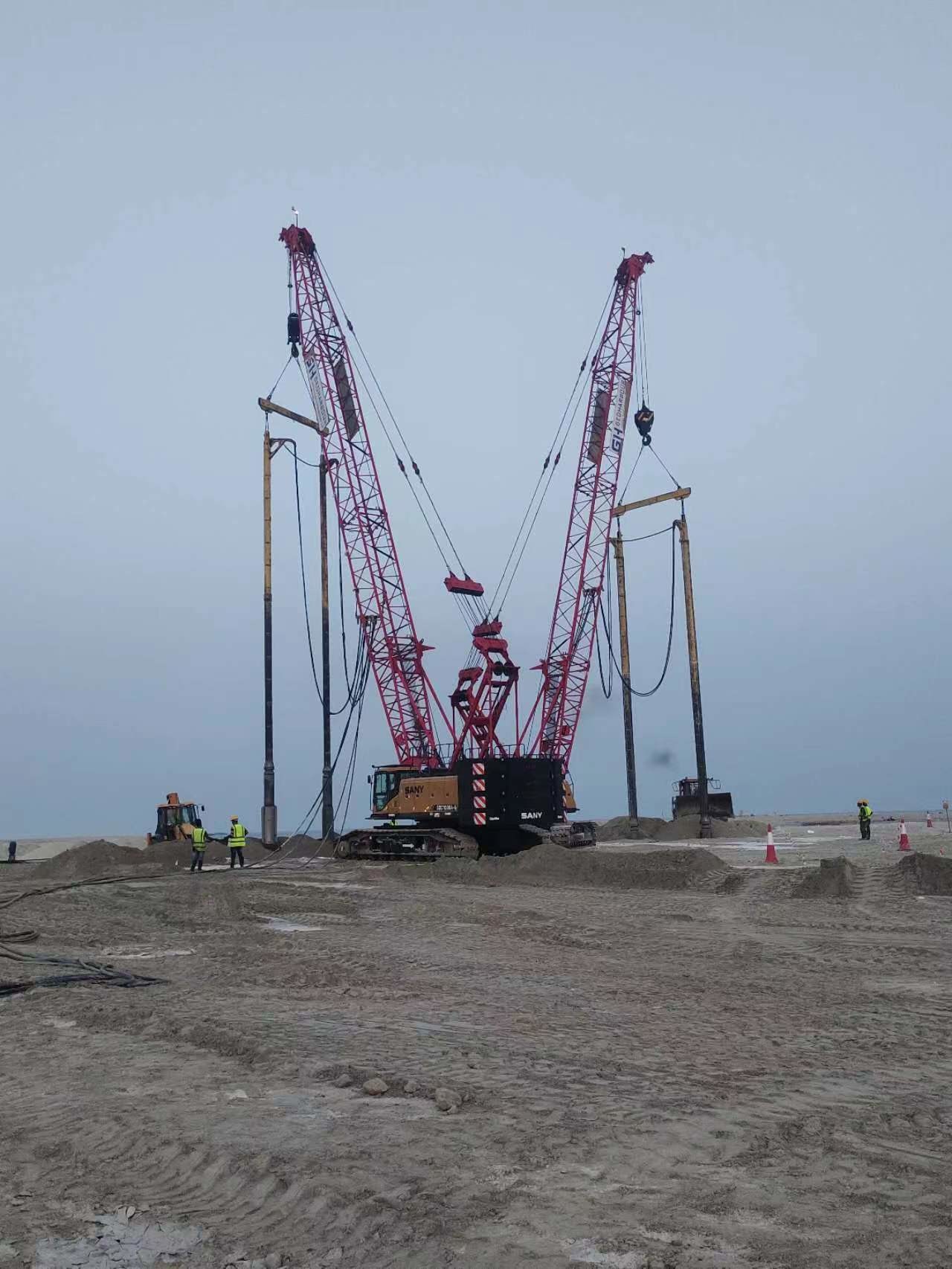 Sand Compaction 180kw Vibroflotation Equipment Driver Improving Bearing Capacity