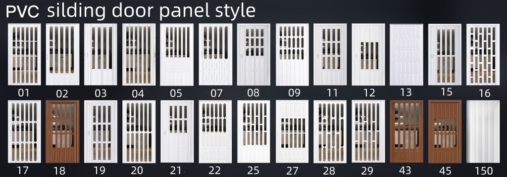 Heat Insulation PVC Folding Sliding Door For Balcony Home Office