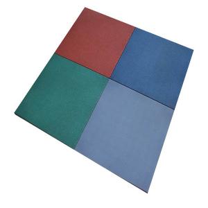 China Wearproof Playground Flooring Mats , Rubber Safety Mats For Play Areas on sale