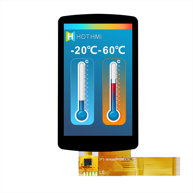 4.3 Inch IPS TFT Capacitive Screen , 480x800 TFT Color Display