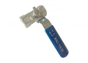 Buy cheap 1 PC stainless steel 304 material 1/2&quot; sized NPT, BSPT, NPT threaded ball valve product