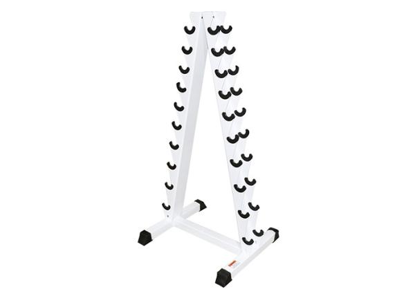 Q235 Commercial Fitness Accessories Steel Tube Ten Pairs Vertical Stand Dumbbell
