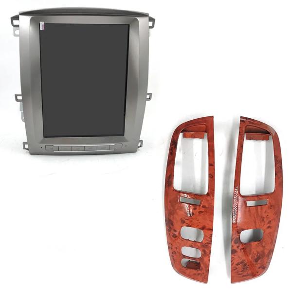Tesla Vertical Screen Android Car Radio Multimedia 12.1in For Toyota LC100 2002-2007