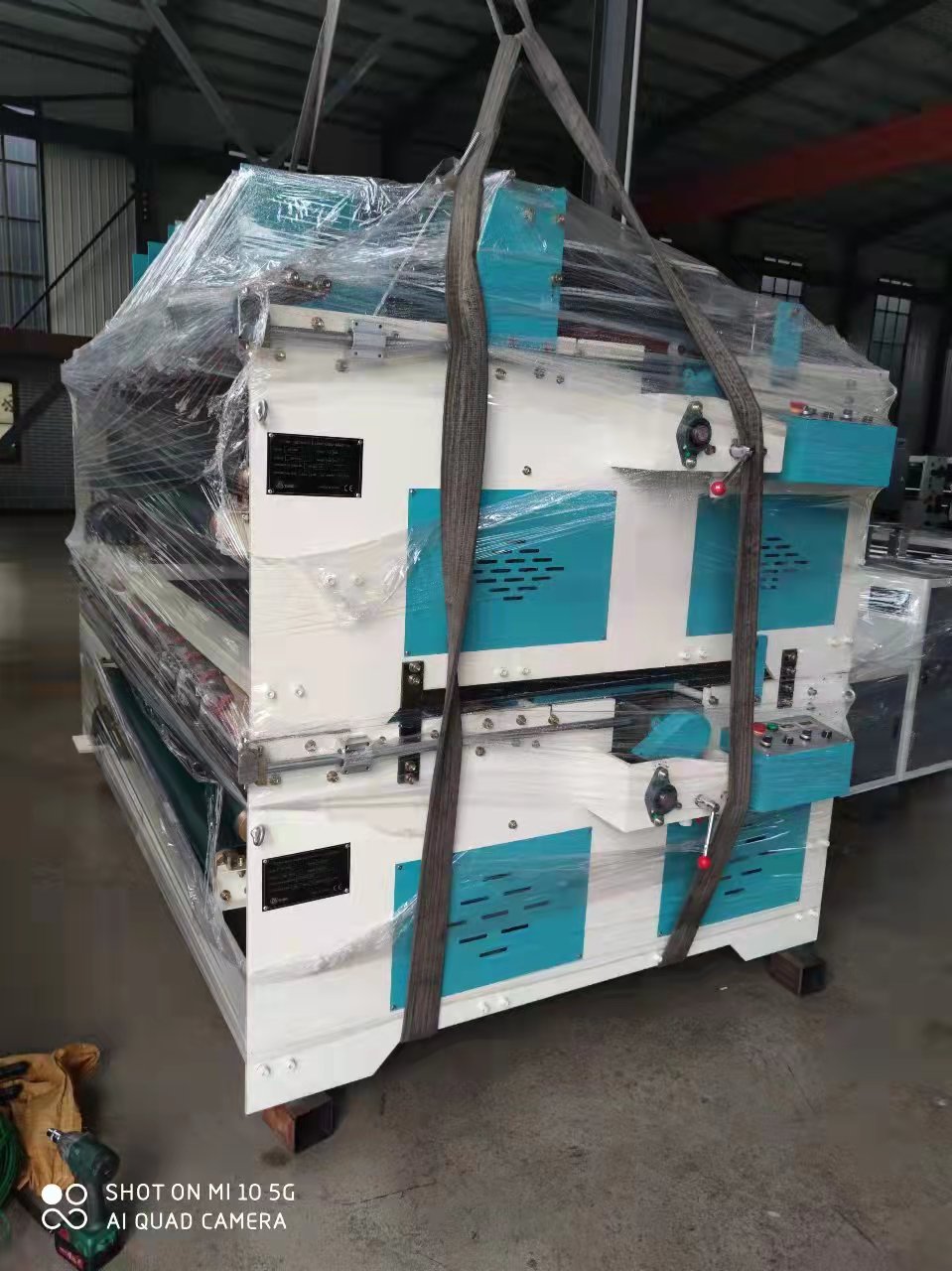 3.2kw Manual Corrugated Carton Folder Gluer Machine For PP Paper Box Making