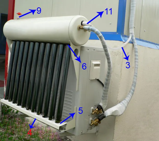 100% Green Wall Mounted Solar Powered Car Air Conditioner 12V Solar Roof Air Conditioner Solar Air Conditioner 12000 Btu/1 Hp