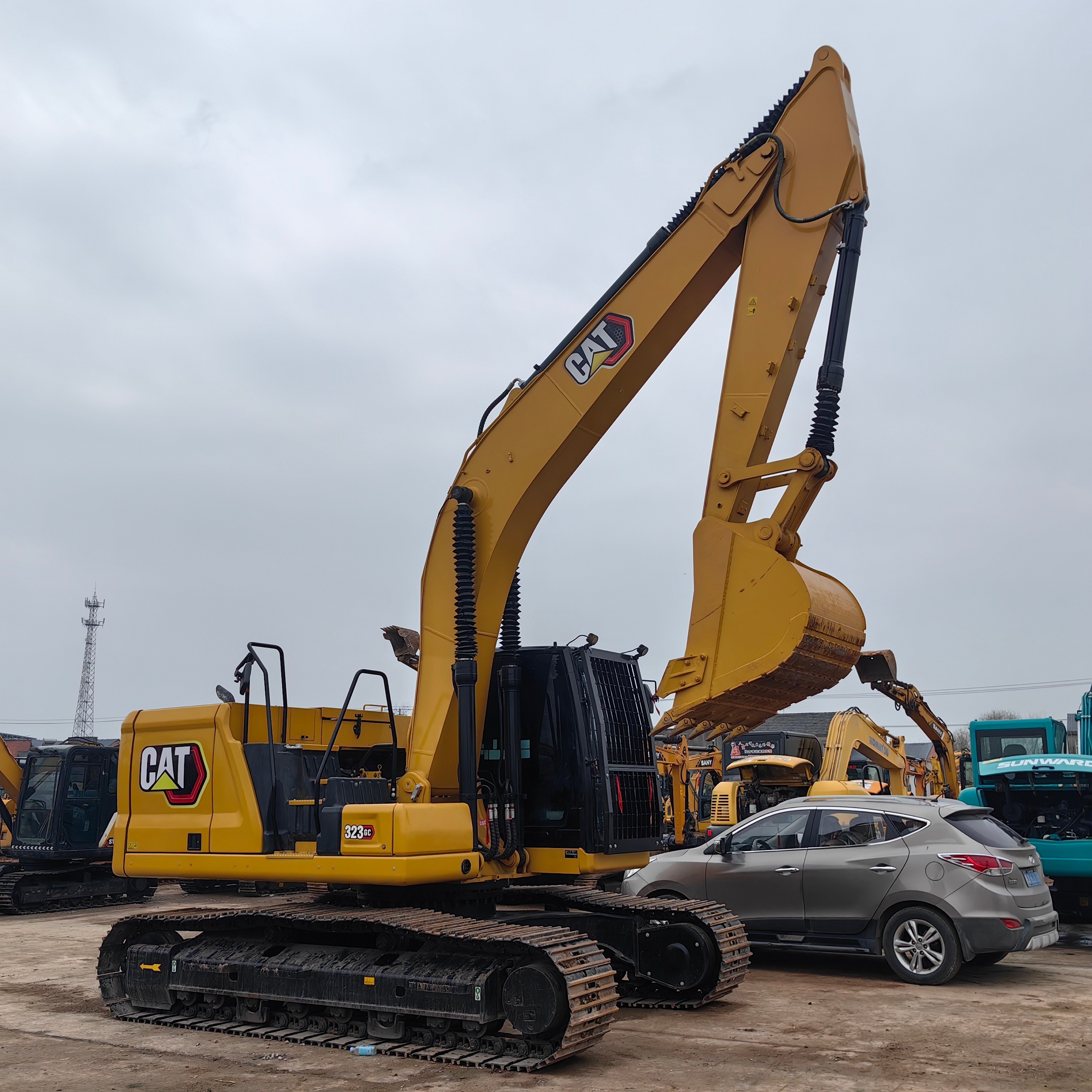 2024year Used CAT 323GC Backhoe Excavators 23 Ton Hydraulic Secondhand Digger