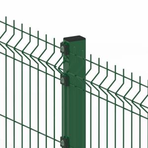 Buy cheap Curvy 3D Triangle Galvanized Welded Wire Mesh Fence PVC Coated from wholesalers