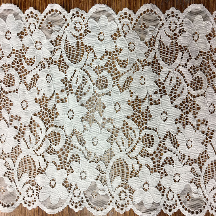 17.5cm wide 2017 New Fashion Lace Border/ underwear cotton lace edge in Ivory and Black Color