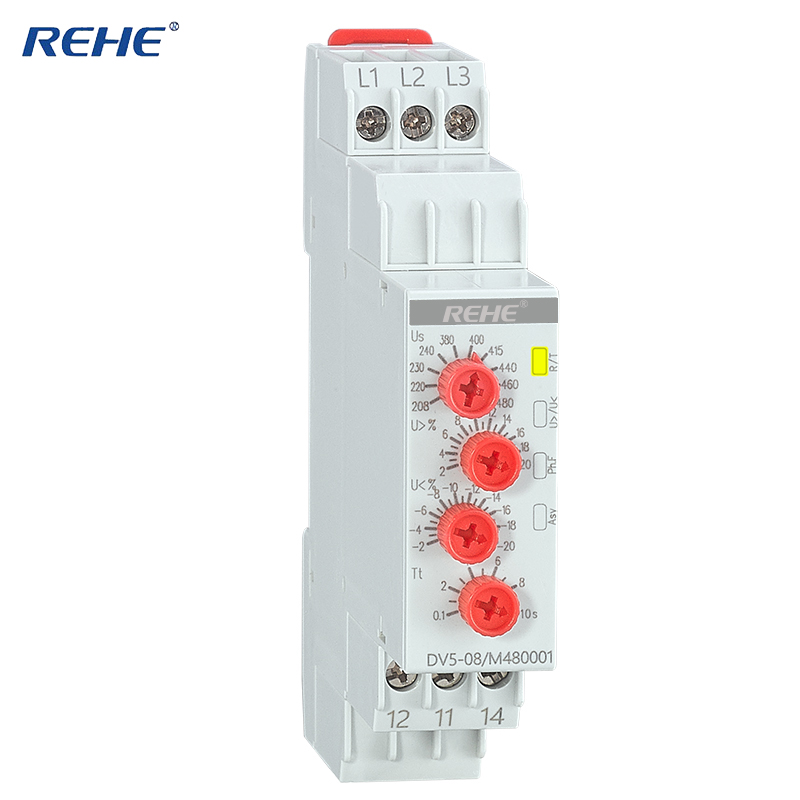 DV5-08 Power Relay Phase Loss Sensor Relay Voltage Monitor Controller