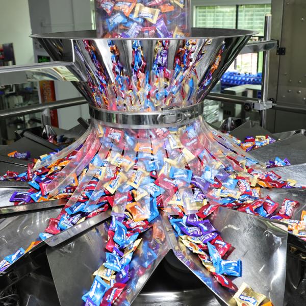 10 Heads Pop Corn Automatic Weighing Packing Machine