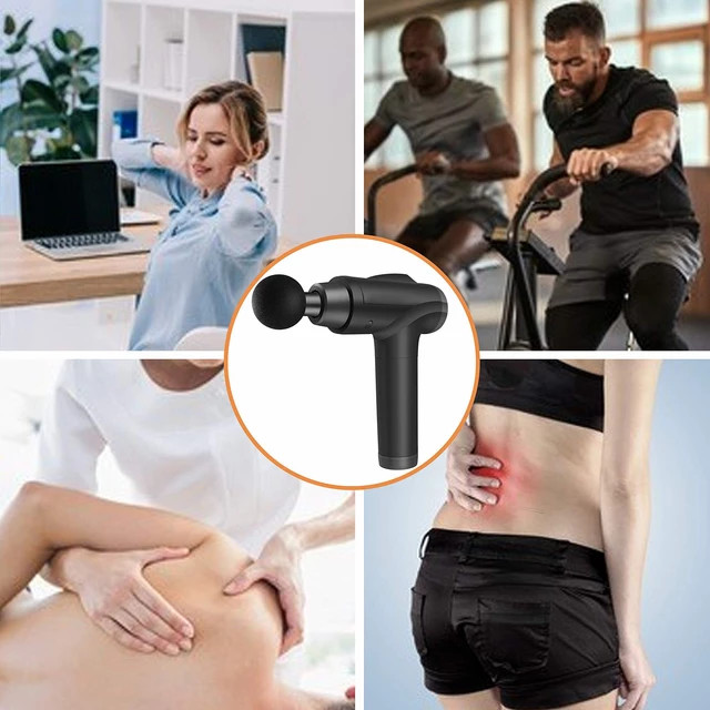 6 Heads Handheld Massage Gun For Infrared Physiotherapy