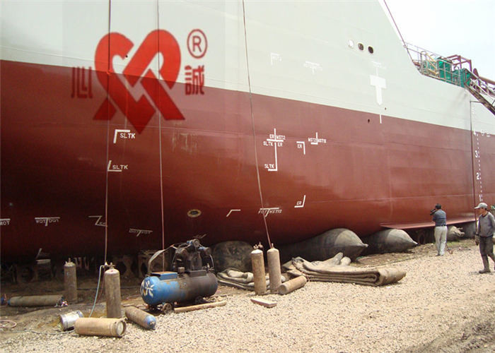 5-6layers Marine Rubber Airbags Ship Landing Cylindrical Type