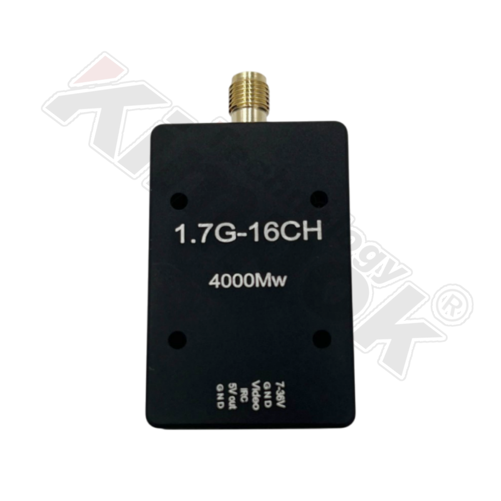 1.7Ghz 4W UAV VTX FPV Video Transmitter 16CH 25mW 2000mW 4000mW VTX for RC Drone