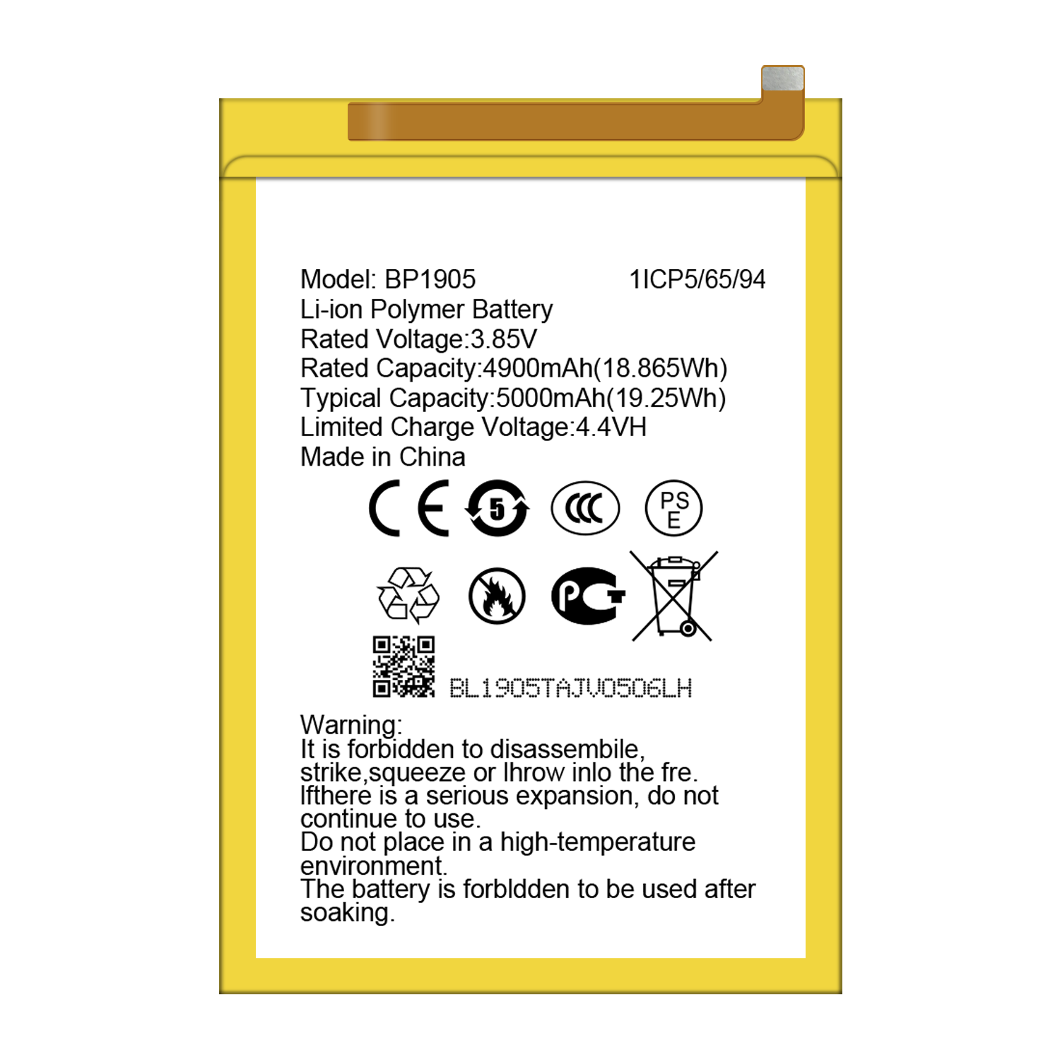 MOQ/ODM/OEM 500PCS Omix Mobile Phone X600 Large Capacity Built-in BP1905 Battery Code