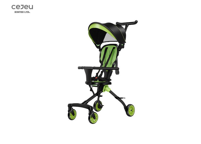 Height Adjustable Handle Lightweight Stroller Aluminum Material