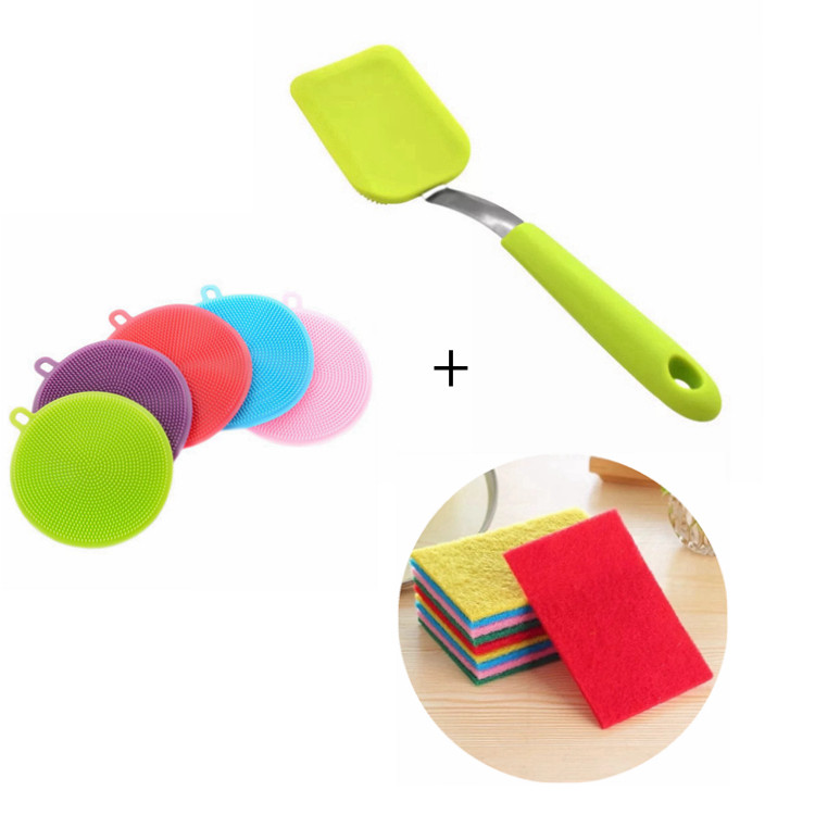 All Purpose Silicone Kitchen Brush Towel Scrubber For Kitchen Wash Dish