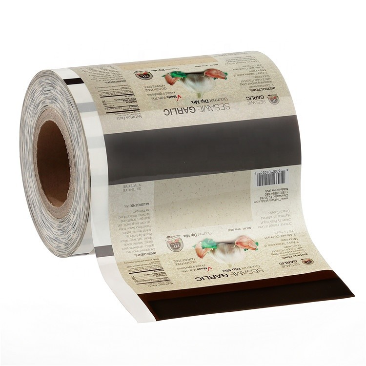 1000m Plastic Food Wrap Film Brown White Sugar Custom Printing Packaging