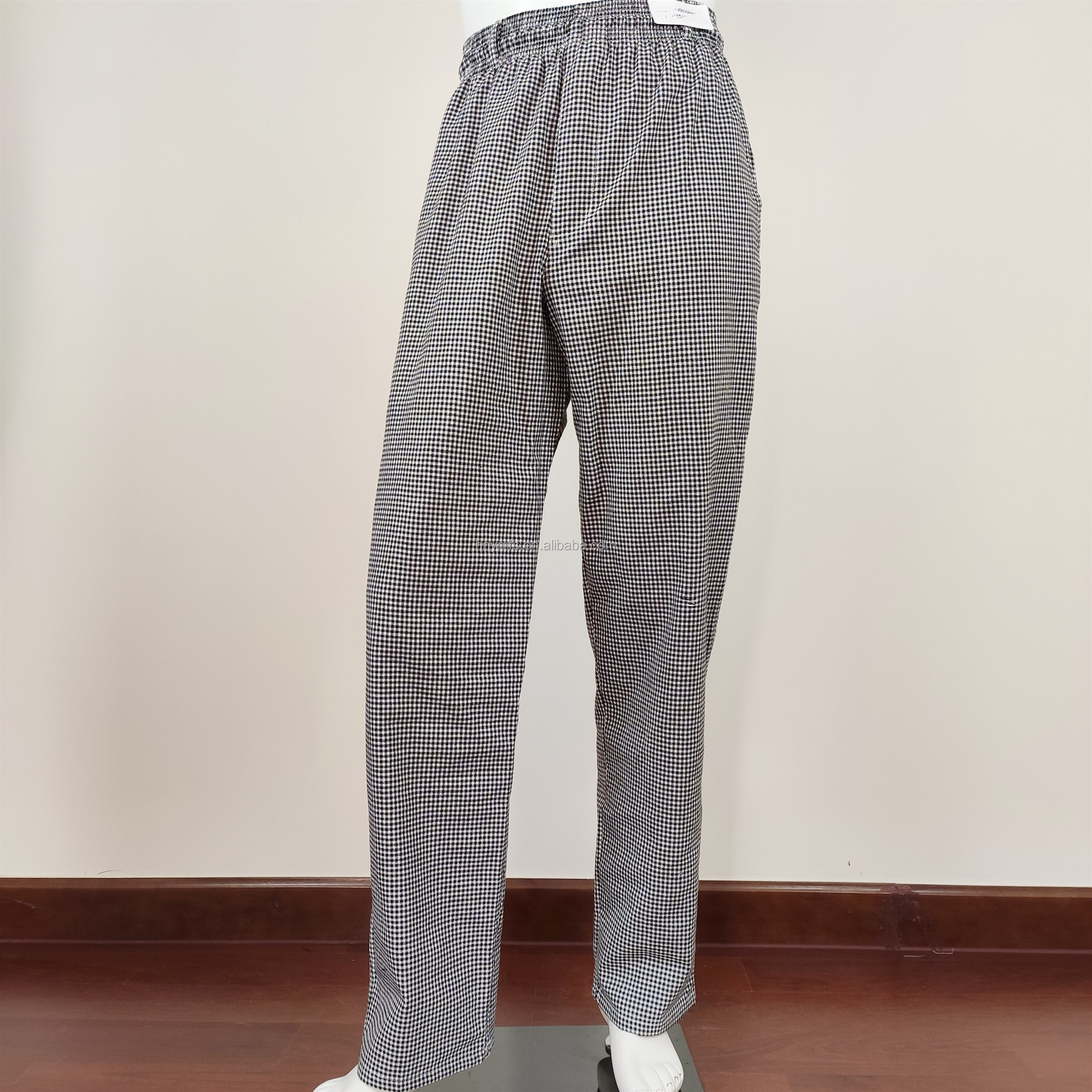 Men Women Restaurant Use Unisex Chef Pants Polyester / Cotton Material