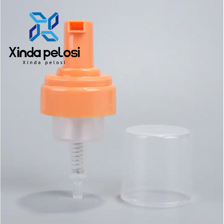 Built-In Spring Plastic Pump Foam Sprayer With Cap PP Custom Printing