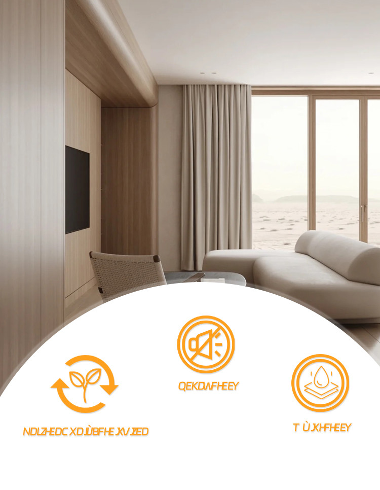 Flame Retardant Waterproof Thickness 8mm Bamboo Fiber Interior Wall Panels