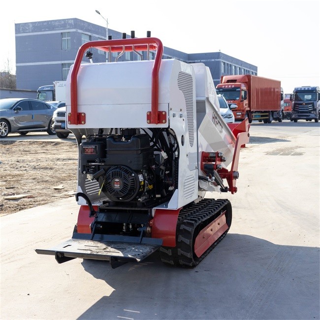 Petrol Engine Epa Mini Crawler Dumper Transporter Rubber Track Dumper HT500