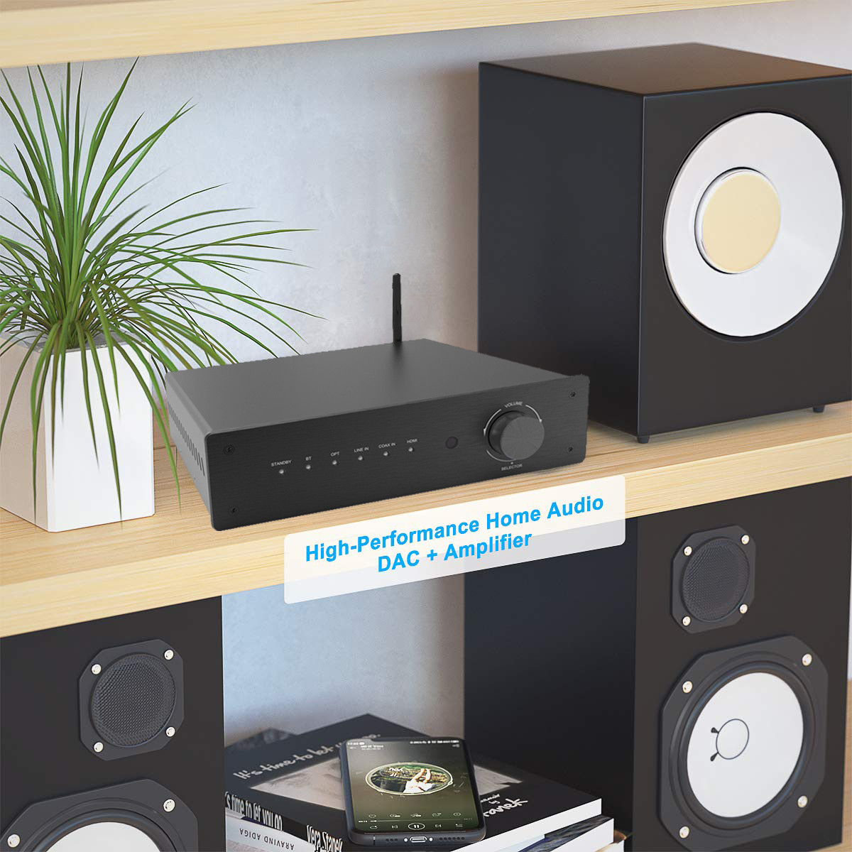 Bluetooth audio amplifier