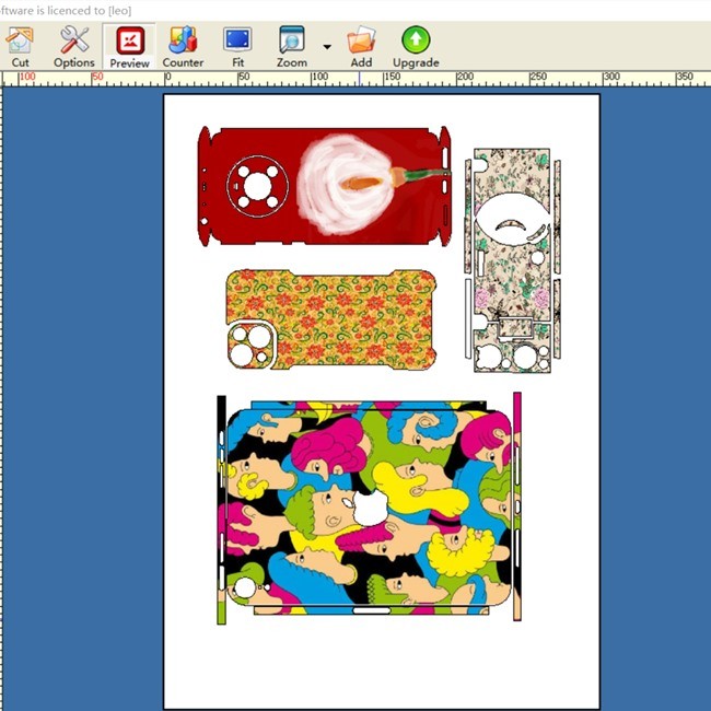 Daqin Laptop Screen Die Cut Sticker Maker Machine that Prints Vinyl Stickers