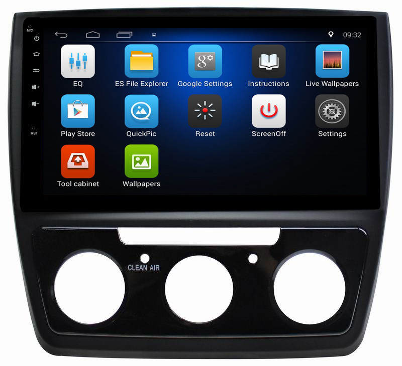 Ouchuangbo car gps head unit audio android 8.1 for Skoda Yeti 2016 support USB SWC wifi AUX radio stereo