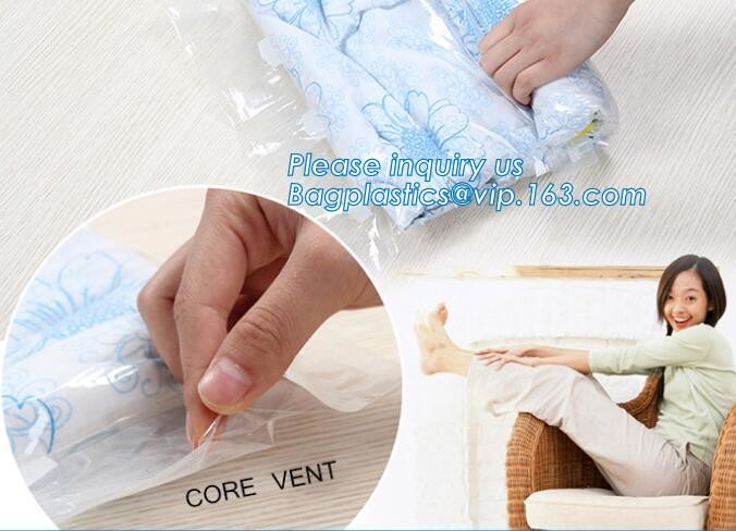 vacuum storage bag set, plastic nylon pe vac bag for travel, K clothes storage bags vacuum, bagplastics, bagease