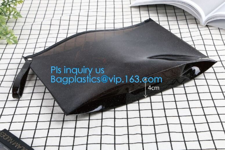 hook hanger zip lock plastic sock packaging bag, Slider Nylon Foldable Luxury Clothing Zip Lock Sealed Vacuum Compressio