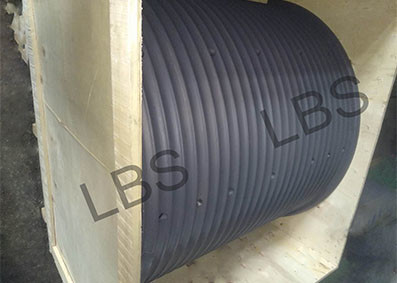 Split Type Sleeve LBS Grooved Drum Cable Winch Drum OEM ODM Service