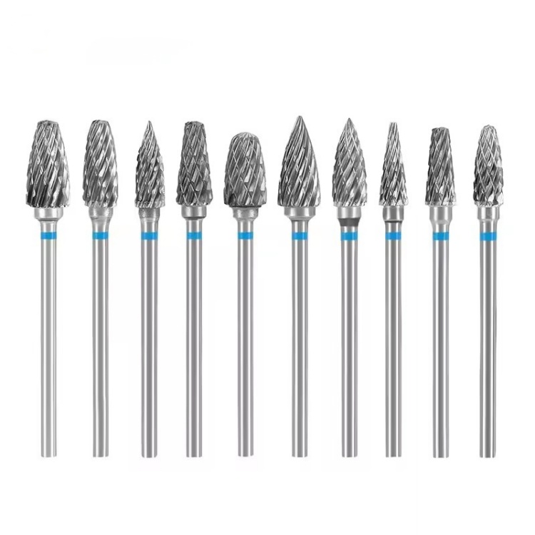 Dental Lab Use Tungsten Carbide Burs 10pcs/Set Dental Carbide Drill Kit For Micromotor