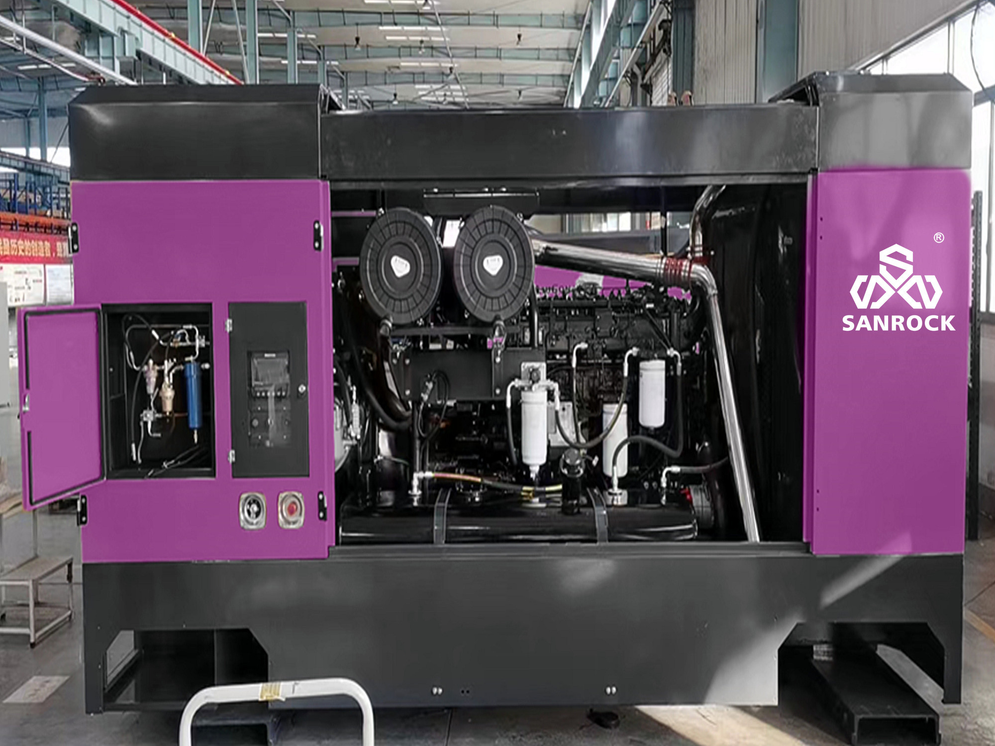 Screw Air Compressor Machine Portable 194kw Diesel Engine Mining Screw Air Compressor