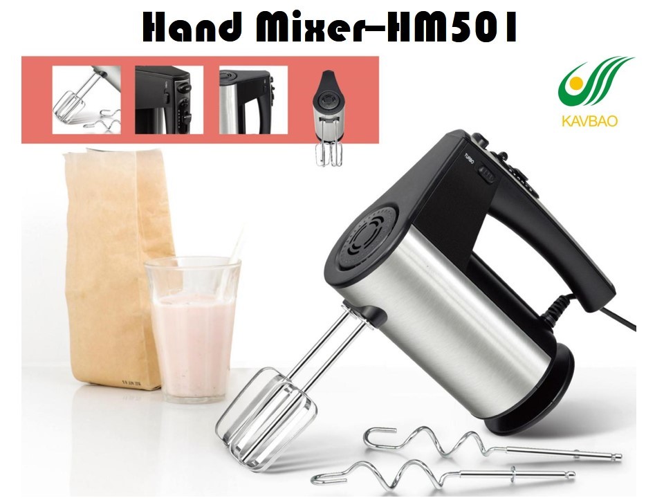 10 Speeds Stainless Steel HM501         Hand Mixer