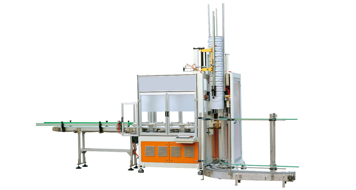 Automatic pail stacker with speed 40-45 cans/Minute speed