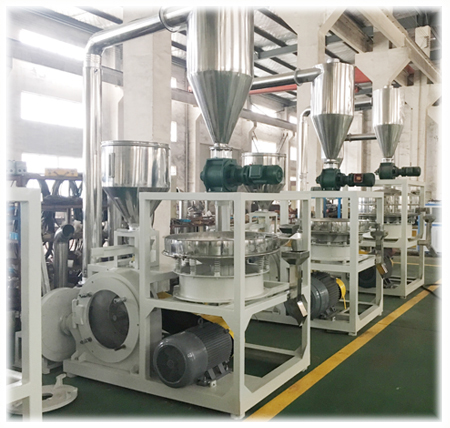 Automatic PP Plastic Pulverizer Machine PE Disc Mill Pulverizer