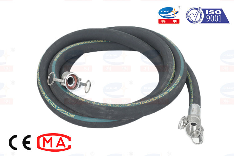 Wear Resistance Mortar Plastering Machine Spraying Hose Steel Wired Rubber