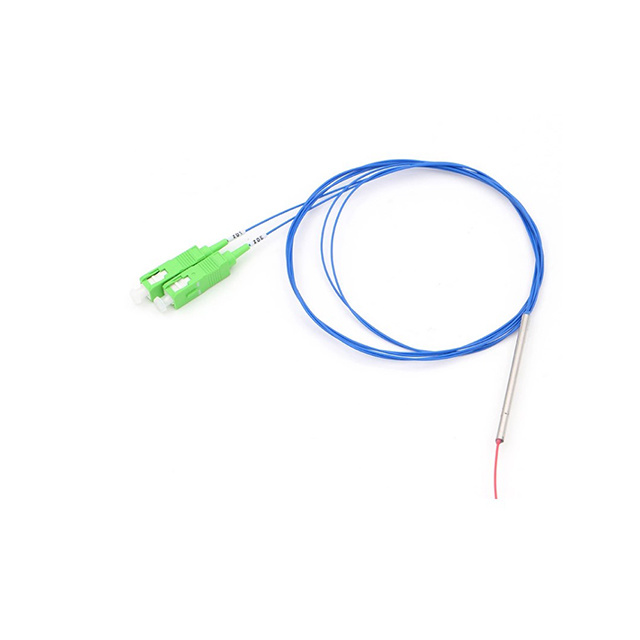 Steel Tube Fbt Splitter 1X2 Fiber Coupler Sc APC