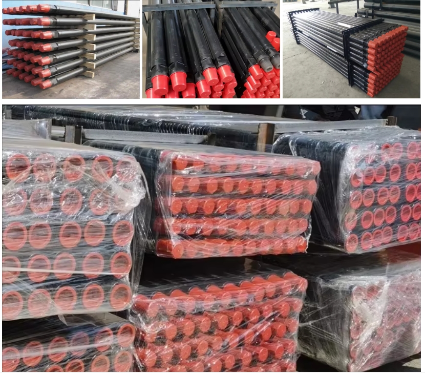 Friction Welded Drill Rods Of Various Specifications Are Used For Well Digging Machines