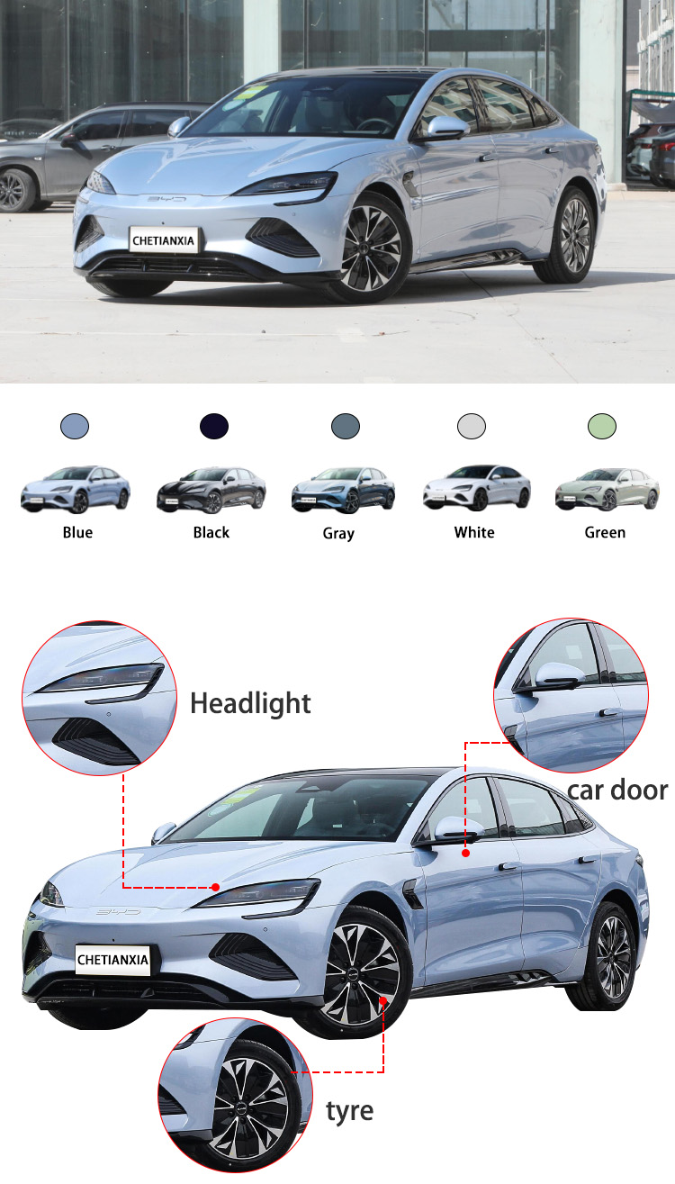 China Electric EV Cars Byd Dolphin New Energy Sedan 4 Wheel Cars