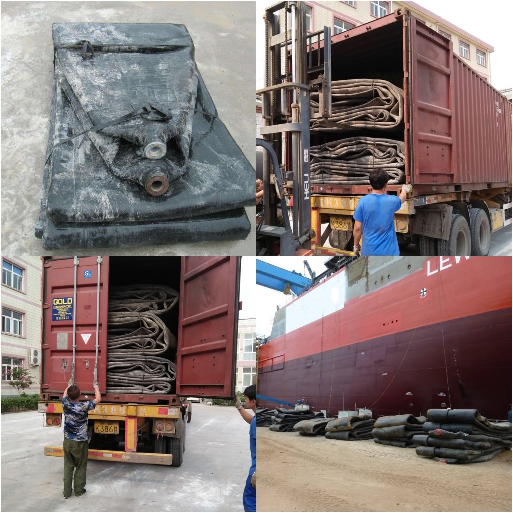 Good Air Block Inflatable Marine Tugboat Launching Airbag for Ship Launching