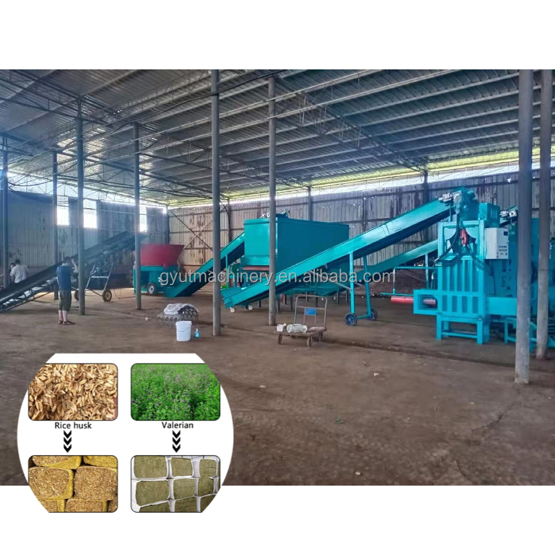 20kg 25kg Straw Silage Compactor Baler for Rice Husk Square Bagging Press Machine Sale