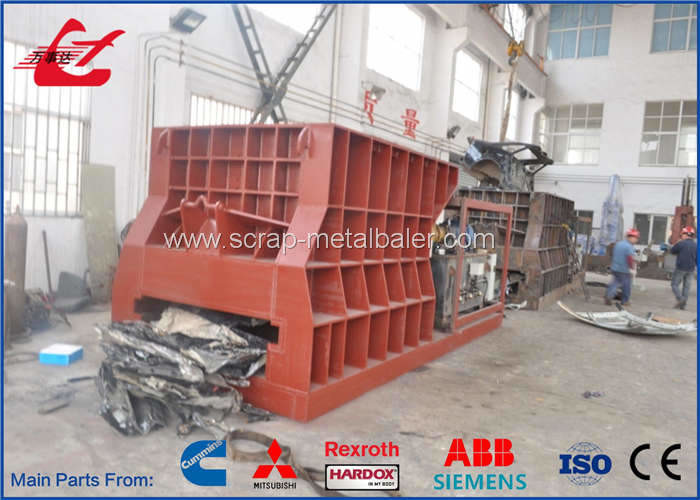 Gas Cylinder Scrap Metal Cutting Machine Horizontal Metal Shear Customized