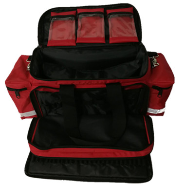 Ems Emergency Medical Airway Bag Red Nylon Ambulance First Aid Equipment Supplies