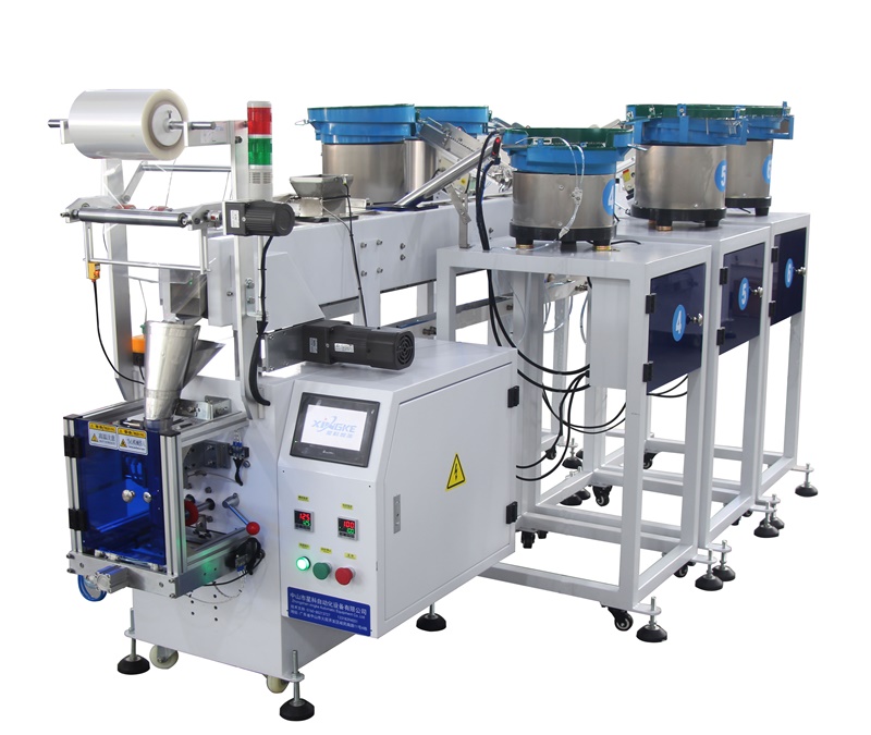 XK-B865T Hardware Screw Nut Automatic Packaging Counting Sealing Packing Machine