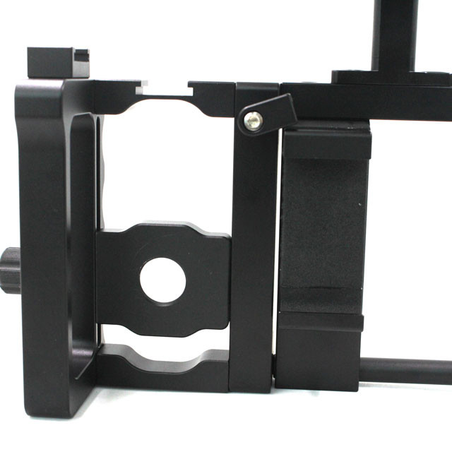 Professional Shooting Camera Lens Attachment , Aluminum Dslr Camera Cage Kit