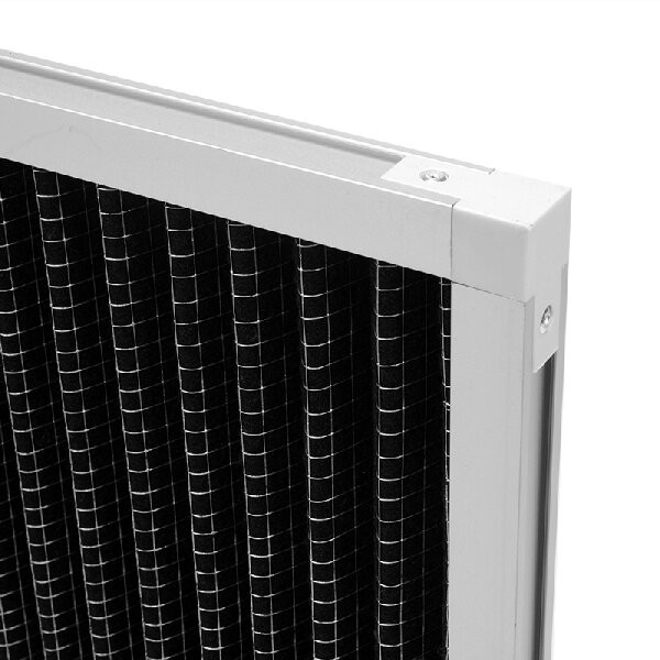 Pleated Chemical Air Purifier Filter Activated Carbon For Odor Removal