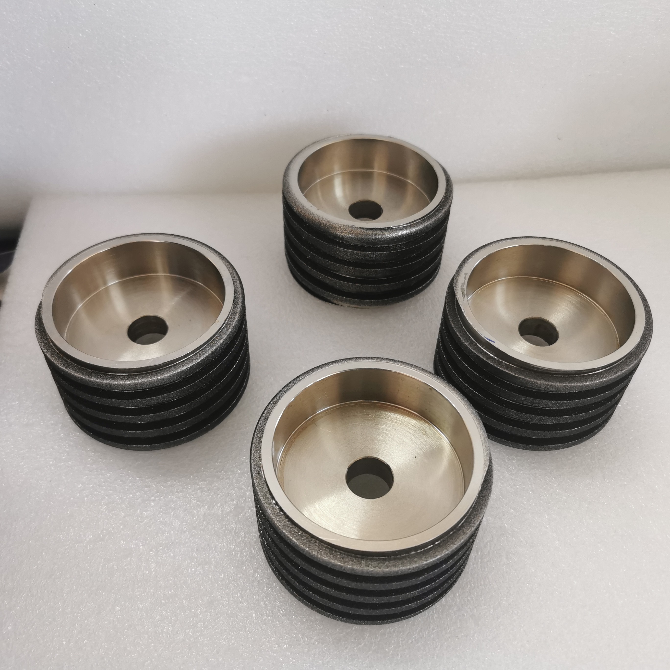 Long-Lasting Sharpness 120*54*20 Strength Electroplated Helical CBN Grinding Wheels